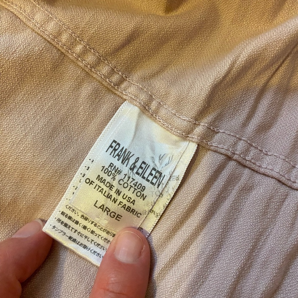 Frank And Eileen Barry Button Down, Size Large, E… - image 4